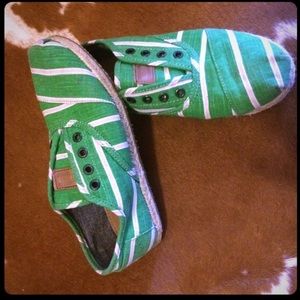 Striped TOMS Sneakers